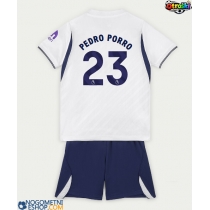 Otroški Nogometni dresi Tottenham Hotspur Pedro Porro #23 Domači 2026-27 Kratek Rokav (+ Kratke hlače)